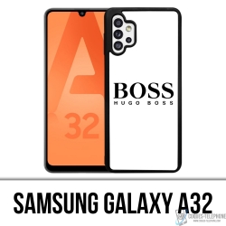 Coque Samsung Galaxy A32 - Hugo Boss Blanc