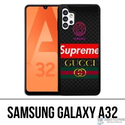 Coque Samsung Galaxy A32 - Versace Supreme Gucci