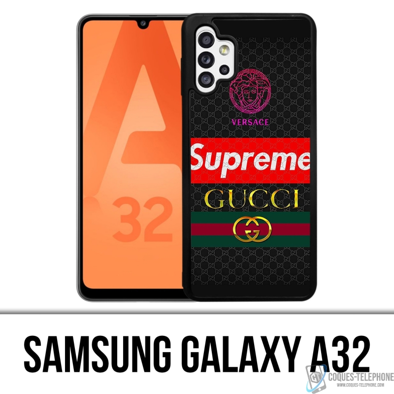Samsung Galaxy A32 case - Versace Supreme Gucci