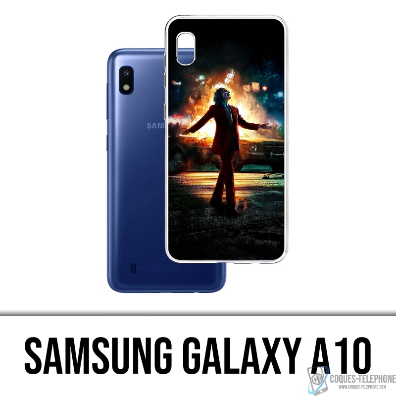 Funda Samsung Galaxy A10 - Joker Batman en llamas
