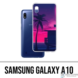 Custodia per Samsung Galaxy A10 - Viola Miami Beach