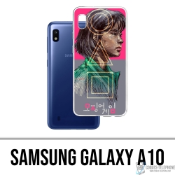 Samsung Galaxy A10 Case - Tintenfisch Game Girl Fanart