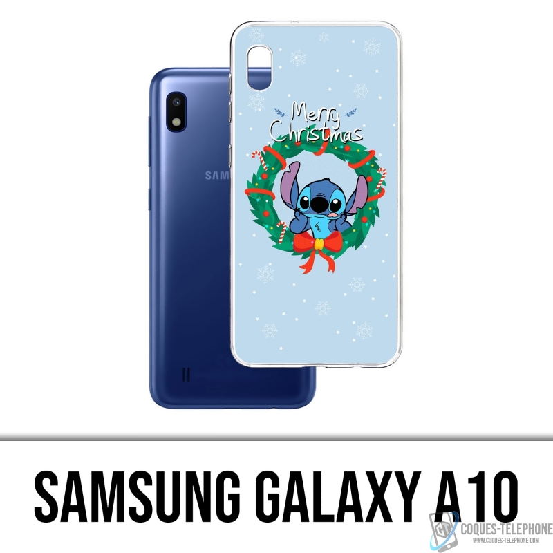Samsung Galaxy A10 Case - Stitch Merry Christmas