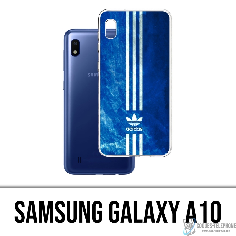 Samsung Galaxy A10 Case - Adidas Blue Stripes