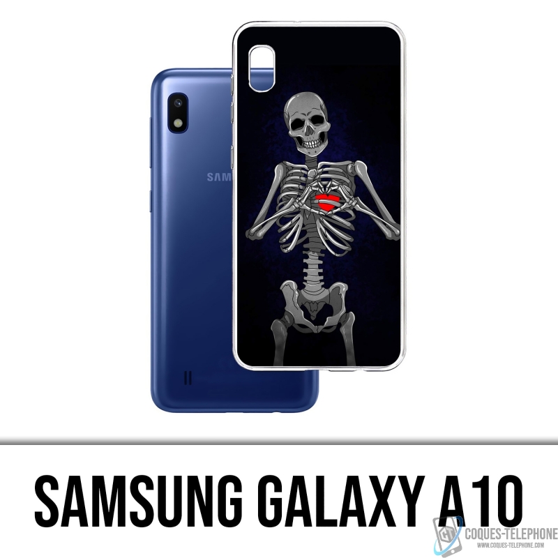 Coque Samsung Galaxy A10 - Coeur Squelette