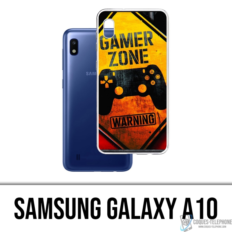 Samsung Galaxy A10 Case - Gamer Zone Warning