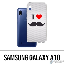 Samsung Galaxy A10 Case - Ich liebe Schnurrbart