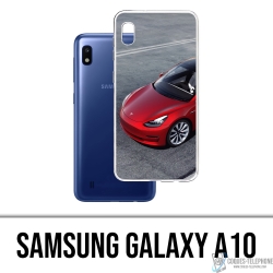 Samsung Galaxy A10 Case - Tesla Model 3 Rot