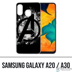 Carcasa Samsung Galaxy A20 - Logo Splash de los Vengadores
