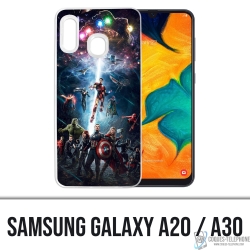 Funda Samsung Galaxy A20 - Vengadores Vs Thanos