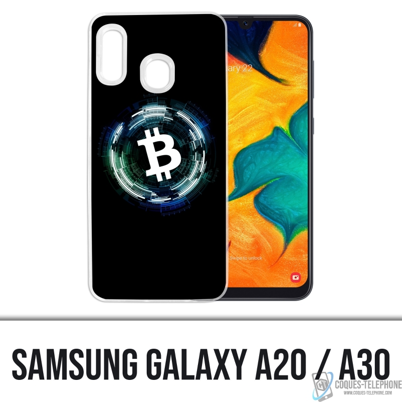 Funda Samsung Galaxy A20 - Logotipo de Bitcoin