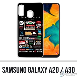 Samsung Galaxy A20 Case - Freunde Logo