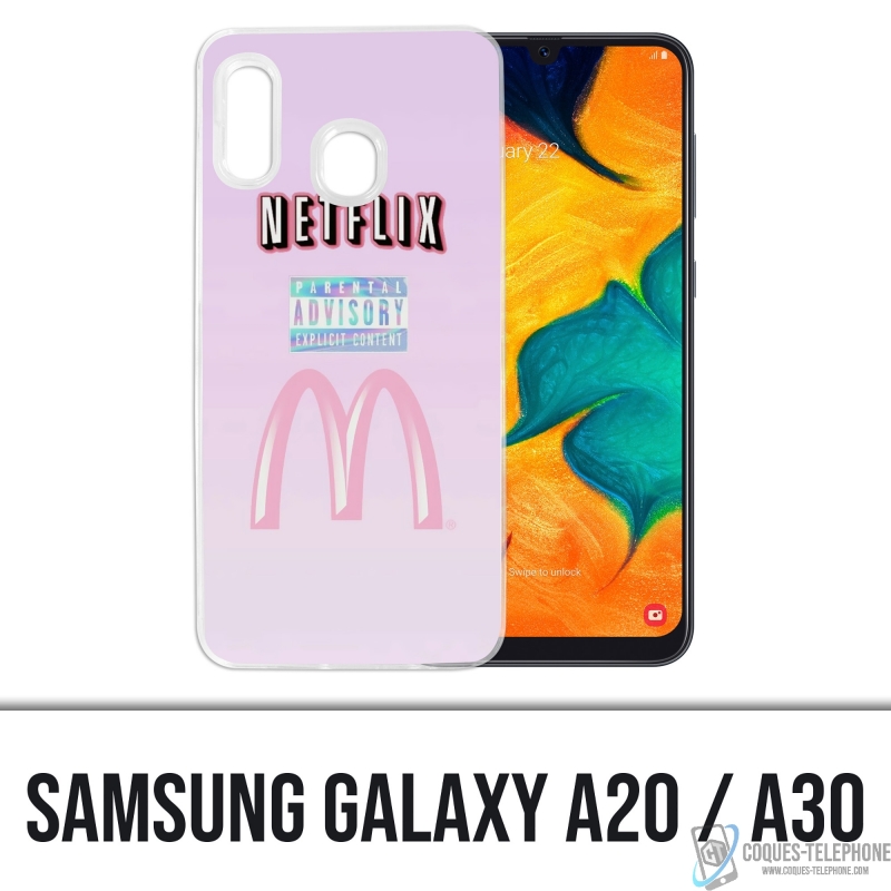 Funda Samsung Galaxy A20 - Netflix y Mcdo