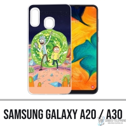 Samsung Galaxy A20 Case - Rick und Morty