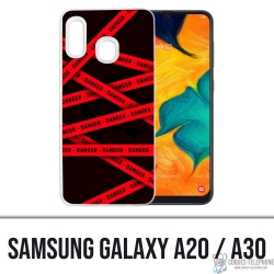 Samsung Galaxy A20 case - Danger Warning
