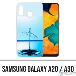 Samsung Galaxy A20 Case - Wassertropfen