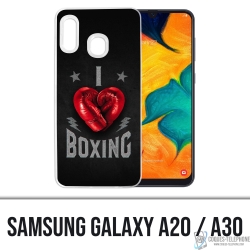Samsung Galaxy A20 Case - Ich liebe Boxen