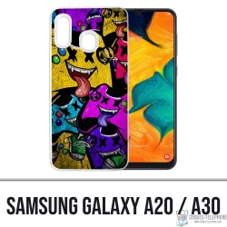 Coque Samsung Galaxy A20 - Manettes Jeux Video Monstres