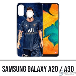 Cover Samsung Galaxy A20 - Messi PSG Paris Splash