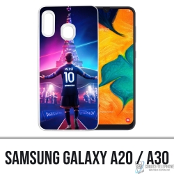 Samsung Galaxy A20 Case - Messi PSG Paris Eiffelturm