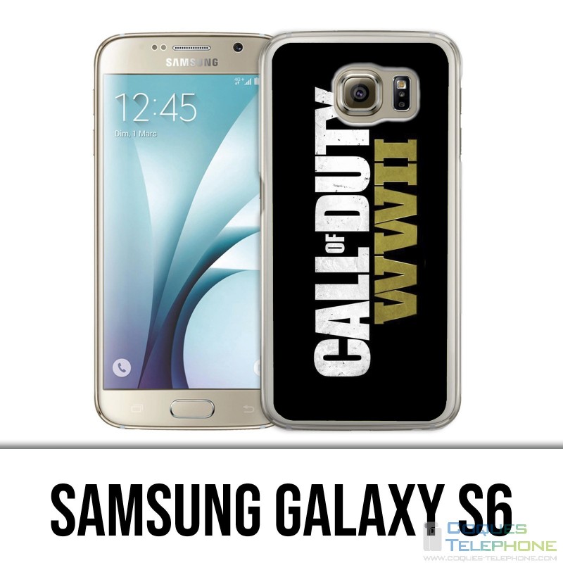 Custodia Samsung Galaxy S6 - Logo Call Of Duty Ww2
