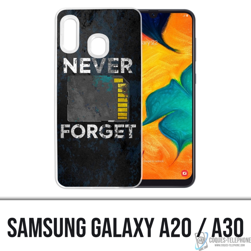 Samsung Galaxy A20 case - Never Forget