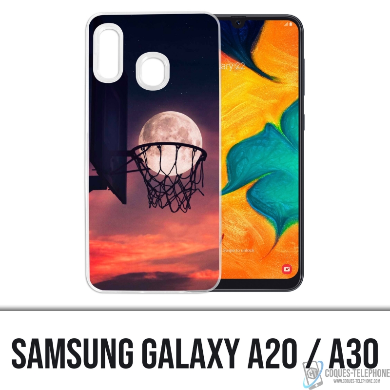 Coque Samsung Galaxy A20 - Panier Lune