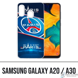 Coque Samsung Galaxy A20 - PSG Ici Cest Paris