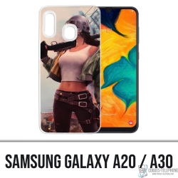 Samsung Galaxy A20 case - PUBG Girl