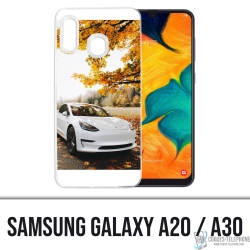 Coque Samsung Galaxy A20 - Tesla Automne