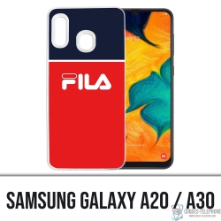 Samsung Galaxy A20 Case - Fila Blue Red
