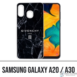 Samsung Galaxy A20 Case - Givenchy Schwarzer Marmor