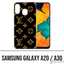 Coque Samsung Galaxy A20 - Louis Vuitton Gold