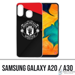 Funda Samsung Galaxy A20 - Logotipo moderno del Manchester United