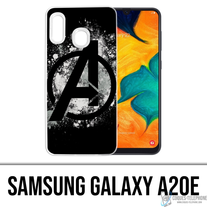 Funda Samsung Galaxy A20e - Logotipo de los Vengadores Splash