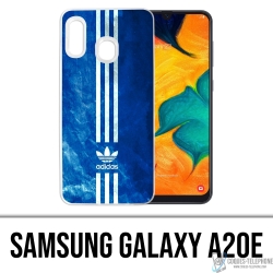 Samsung Galaxy A20e Case - Adidas Blue Stripes