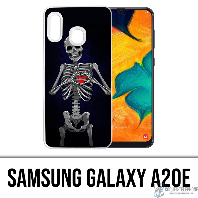 Samsung Galaxy A20e Case - Skeleton Heart