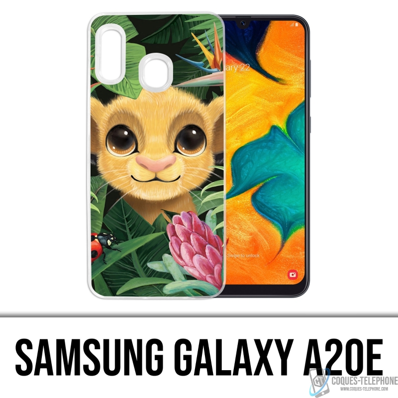 Funda para Samsung Galaxy A20e - Hojas de bebé de Simba de Disney