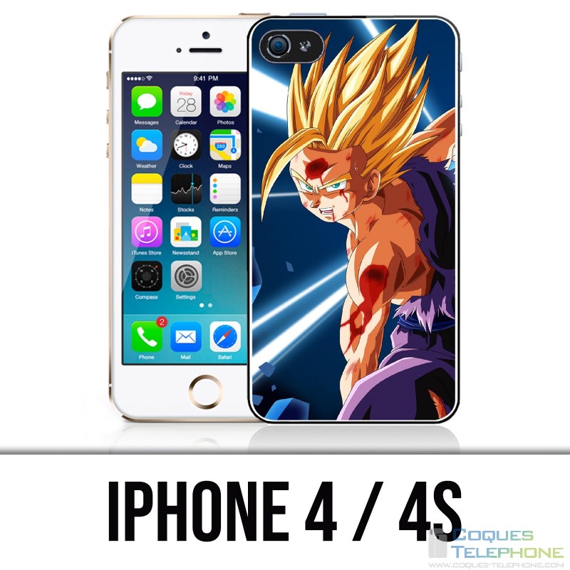 Coque iPhone 4 / 4S - Dragon Ball Gohan Kameha