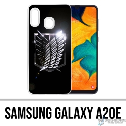 Funda Samsung Galaxy A20e - Logotipo de Attack On Titan