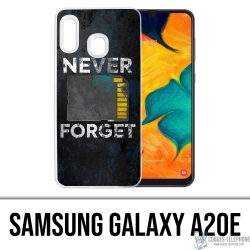 Samsung Galaxy A20e Case - Vergiss nie