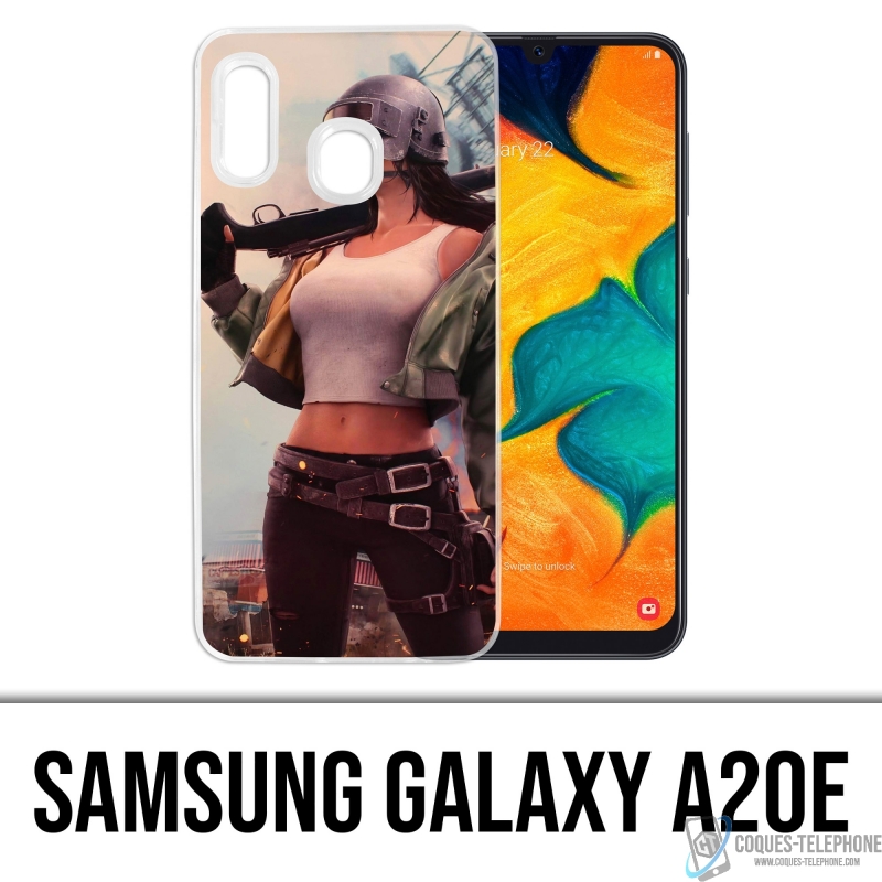 Funda Samsung Galaxy A20e - Chica PUBG