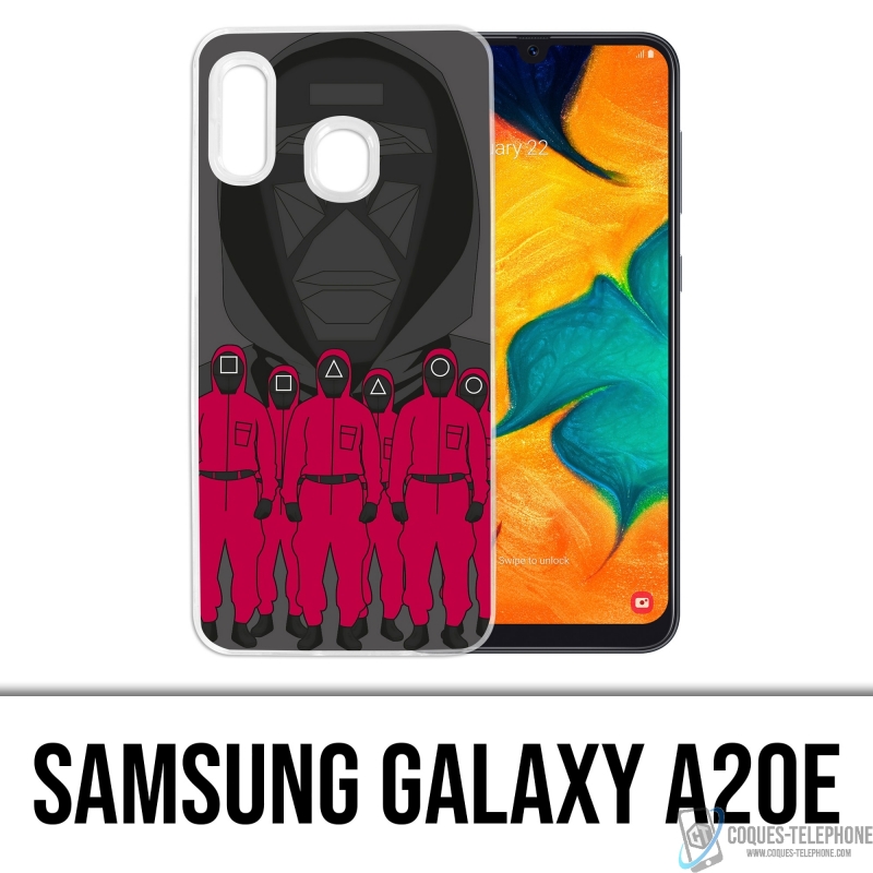 Funda Samsung Galaxy A20e - Agente de dibujos animados de Squid Game
