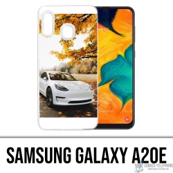 Coque Samsung Galaxy A20e - Tesla Automne