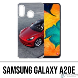 Samsung Galaxy A20e Case - Tesla Model 3 Rot
