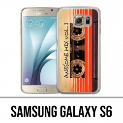 Samsung Galaxy S6 Hülle - Vintage Audio Kassette Guardians Of The Galaxy