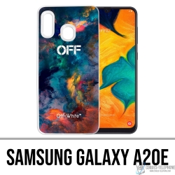 Samsung Galaxy A20e Case - Off White Color Cloud