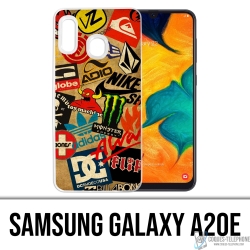 Samsung Galaxy A20e Case - Vintage Skate Logo