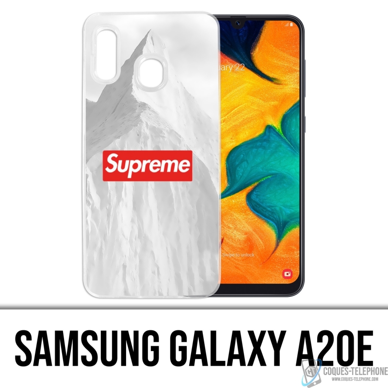 Funda Samsung Galaxy A20e - Supreme White Mountain