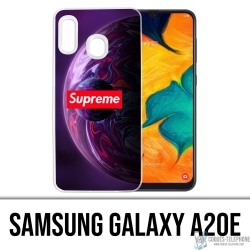 Samsung Galaxy A20e Case - Supreme Planet Purple